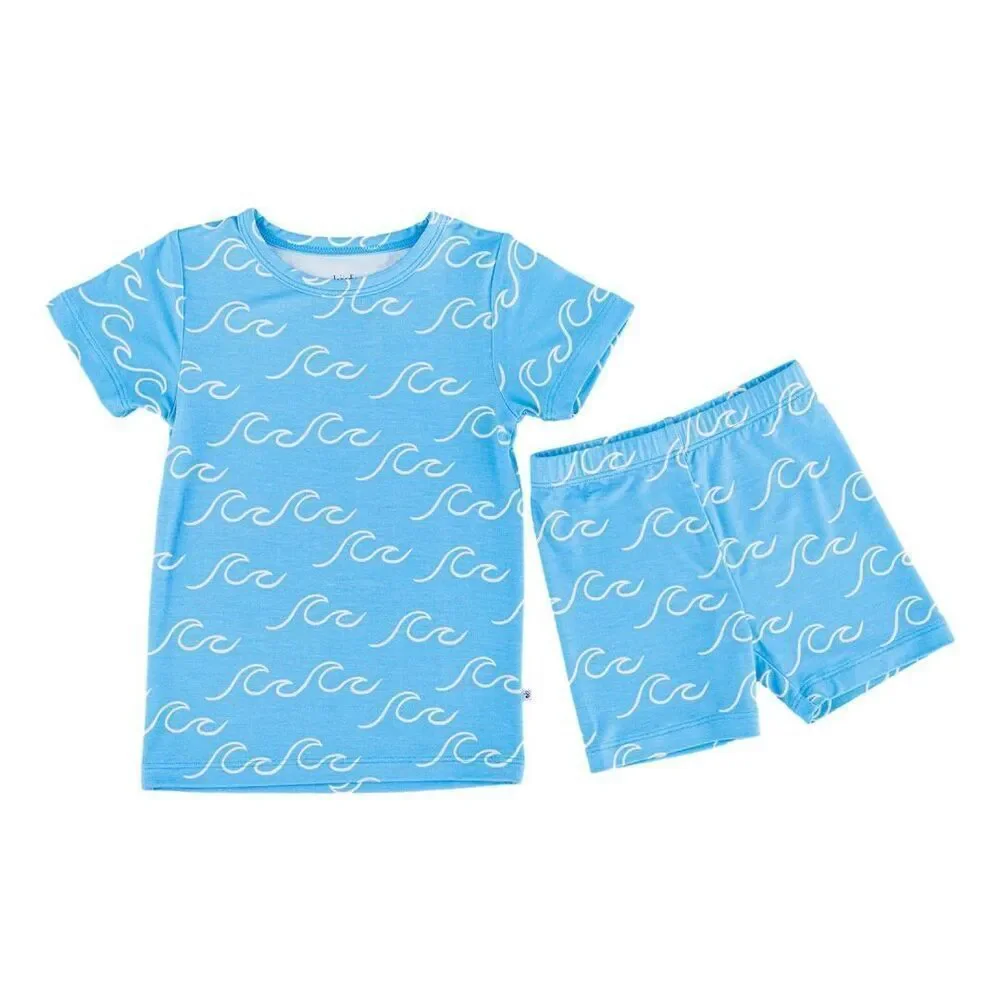 NWT Birdie Bean Bamboo Cove 2-Piece Short Pajama Set